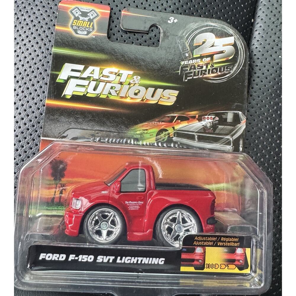 New Jada Fast & Furious 25th Ann Small Blocks 1/43 Ford F-150 SVT⚡️ Lightning ❤️